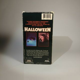Halloween VHS Media Horror Rare Jamie Lee Curtis Nightmare Friday 13th Slasher 3