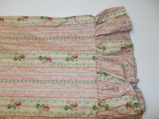 Rare Ralph Lauren Lillian Chintz Floral Stripe Ruffle Standard Pillowcase Evelyn 2