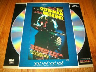 The Osterman Weekend Laserdisc Ld Very Rare Robert Ludlum