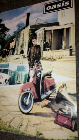 Oasis poster Record Store Display Promotional 23x23 RARE HTF 1 of a kind 4