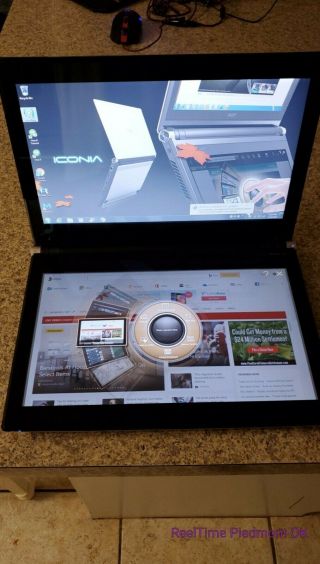 Acer Iconia 6120 Dual Touch Screen 4gb 240gb Ssd 14 " Core I5 2.  66ghz Win 7 Rare
