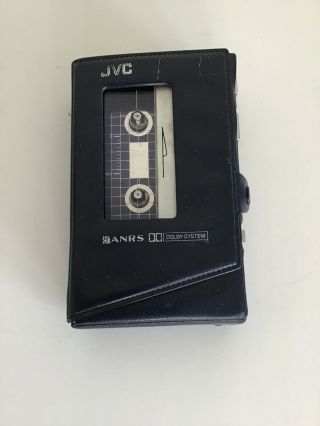 Jvc Cq - 1k Walkman Personal Cassette Player Vintage With Case/cover Rare Vintage