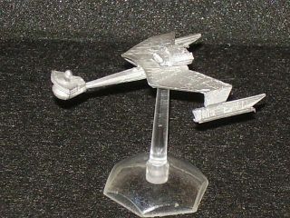 Star Trek Fasa Romulan V - 11 Stormbird Cruiser Pewter Oop Very Rare