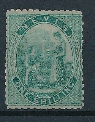 [38545] Nevis 1861 Good Rare Classical Stamp Vf No Gum (value Mh $420)