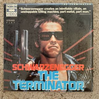 The Terminator Laserdisc - Arnold Schwarzenegger - Rare Sci - Fi