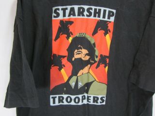 Starship Troopers 1997 Movie Visual Effects Crew T Shirt Xl Size Rare
