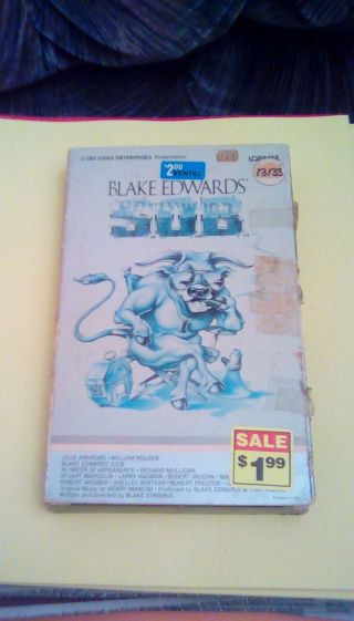 S.  O.  B.  rare CBS FOX 1st Ed.  Gatefold Box Case 1981 VHS Hollywood Larry Hagman 2