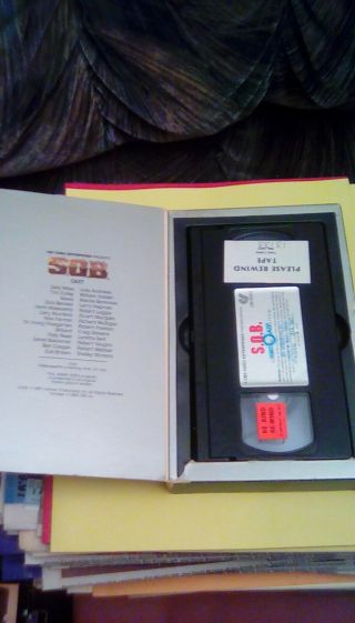 S.  O.  B.  rare CBS FOX 1st Ed.  Gatefold Box Case 1981 VHS Hollywood Larry Hagman 5