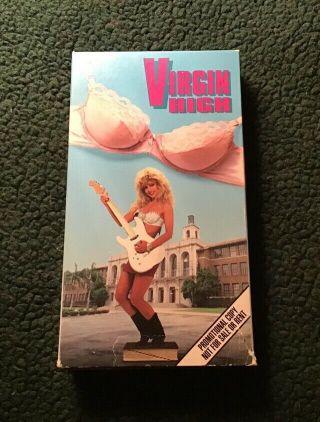 Virgin High Vhs 1991.  Linnea Quigley Burt Ward.  Rare
