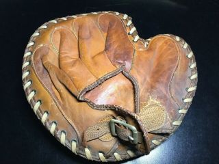 Vtg Rare 1930s Harry Mccurdy Dubow Model 618 Baseball Glove Catchers Mitt