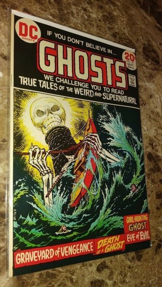 1973 Dc Ghosts Issue 18 Comic Book Bag/board Rare Horror Collectible Vintage