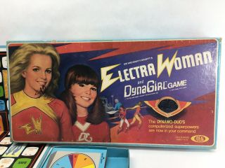 Electra Woman and Dyna Girl IDEAL Game Vintage 1977 Sid Marty Kroft TV Rare 2