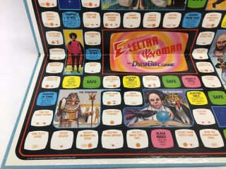 Electra Woman and Dyna Girl IDEAL Game Vintage 1977 Sid Marty Kroft TV Rare 7