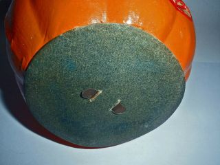 Rare Antique Halloween Paper Mache JOL With Ears Candy Container Orig.  Insert 7