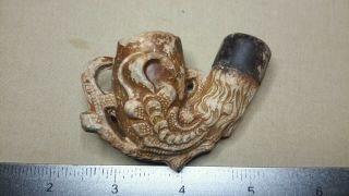 Rare High Detailed Eagle Claw Pipe Bowl Civil War Relic