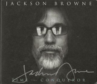 Jackson Browne Real Hand Signed The Conqueror Cd Rare Autographed 2 Jsa