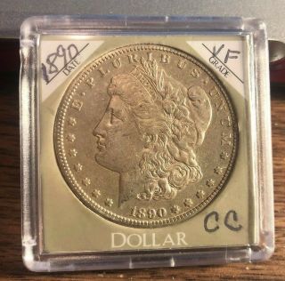 1890 - Cc Morgan Silver Dollar Rare 90 Silver $1 Us Coin Carson City