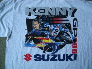 Team Issue Team Suzuki T Shirt Motogp Rgv500 Kenny Roberts Jr 1998 10 Rare
