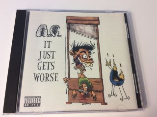 Anal Cunt It Just Gets Worse Cd First Press Rare Ac Meat Shits