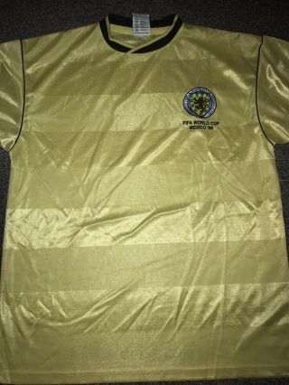 Scotland Retro Away Shirt 1986 World Cup Large Rare