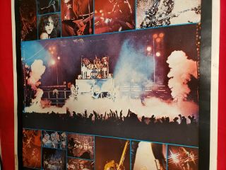 KISS Rare 1976 Alive Jumbo Poster Aucoin & Boutwell - 3