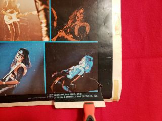 KISS Rare 1976 Alive Jumbo Poster Aucoin & Boutwell - 5