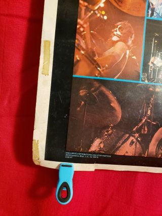 KISS Rare 1976 Alive Jumbo Poster Aucoin & Boutwell - 6