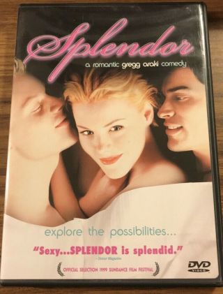 Splendor (dvd,  1999,  Columbia Tristar,  Gregg Araki,  Kathleen Robertson) Rare Oop