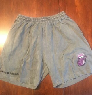 Rare Rolling Stones Drawstring Shorts.  Embroidered. ,  Size Xl