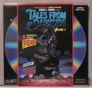 George A Romero Presents Tales From The Darkside Volume 5 Laserdisc Rare