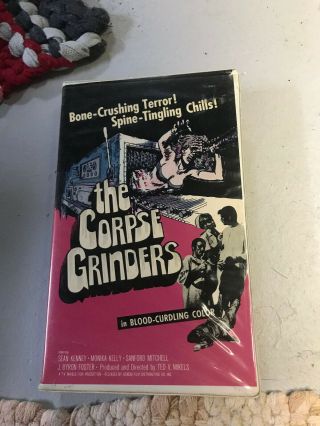 The Corpse Grinders World Video Horror Sov Slasher Rare Oop Vhs Big Box Slip