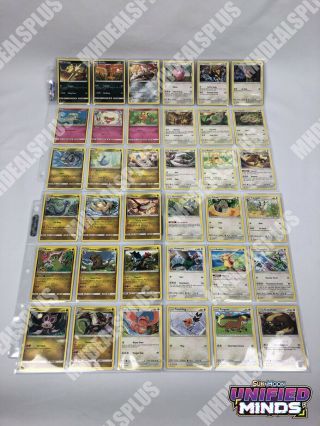 Pokemon - UNIFIED MINDS - COMPLETE 196 CARD SET - ALL RARE HOLO,  RARE,  UNC,  COM 6