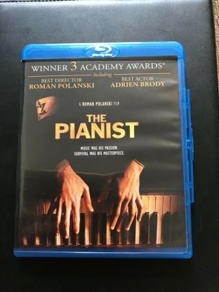 The Pianist (blu - Ray Disc,  2009) Rare Oop