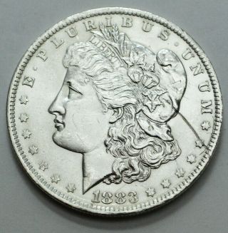 1883 - O Morgan Silver Dollar Key Date,  Rare Coin,  $1.  00,  Polished, .