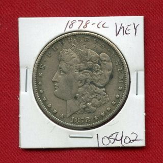 1878 Cc Morgan Silver Dollar 105402 Good Detail Coin Us Rare Key Date