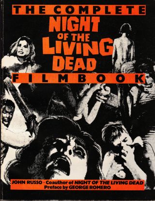 Rare Vintage Night Of The Living Dead Filmbook Tpb,  Bonus Newspaper Ads Horror