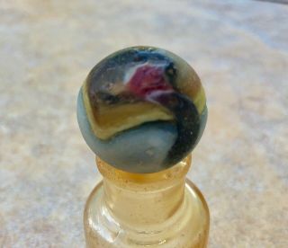 Surf Tumbled Sea Glass Rare Shooter Marble Highly Frosted