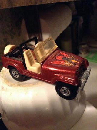 Hot Wheels Rare Jeep Cj - 7 By Mattel 1981 Near