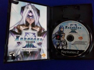 Xenosaga: Episode Iii 3 ☆ Complete,  Rare Title ☆ - Ps2 Playstation 2