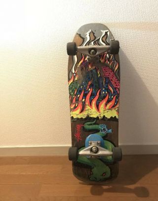 Mike Vallely World Industries 1991 Skateboard Complete Rare Powell Hawk Cab