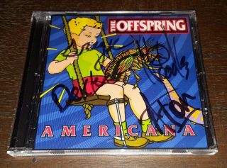 Rare Americana By The Offspring Signed Autographed Cd By All