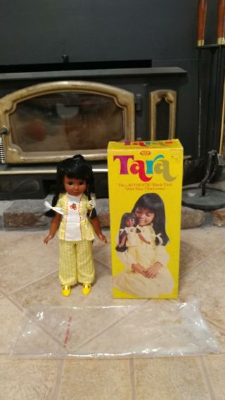 Rare Vintage 1976 Ideal Crissy Tara Black Doll Rare African American Aa Mib