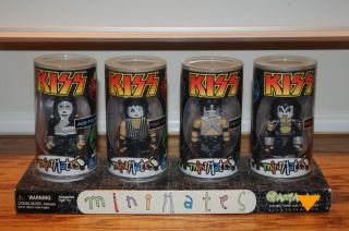 Kiss Minimates Action Figures Nos Collectible Rare Art Asylum 2002 Rock