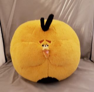 Rare Htf Rovio Angry Birds Bubbles Yellow Balloon Plush Character Toy 9 "
