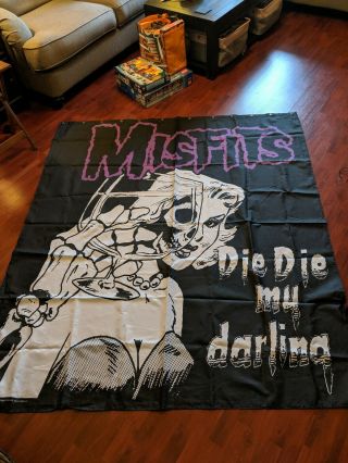 The Misfits Shower Curtain Rare Limited Danzig Punk Minor Threat Black Flag Only
