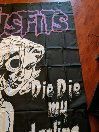 The Misfits Shower Curtain RARE LIMITED Danzig Punk Minor Threat Black Flag Only 3