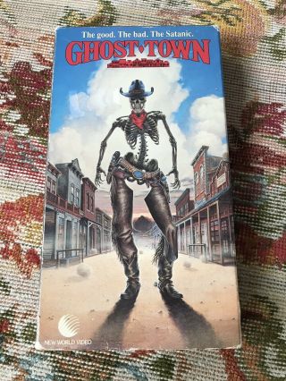 Ghost Town Vhs Horror Rare Zombies World Video