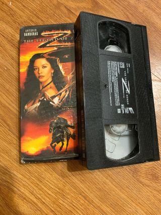 VERY RARE: The Legend Of Zorro VHS 2006 Antonio Banderas,  Catherine Zeta - Jones 2