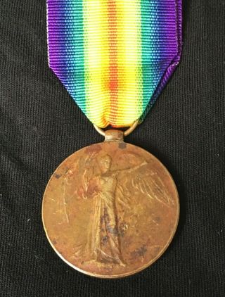 Ww1 Victory Medal 1914 - 1919 Great War Of Civilisation Unnamed Rare
