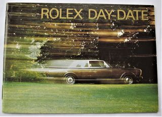 Rolex Day - Date Instruction Booklet English 1995 Dated Rare
